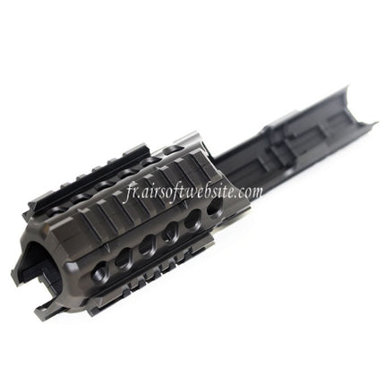 Airsoft Website Léger 250mm Rail de Garde-Main Convient pour Tokyo Marui MP5K / MP5K PDW Fusil Noir