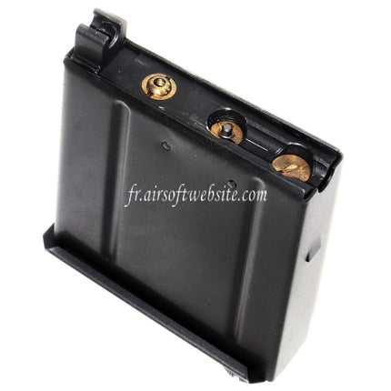 WELL 18 Billes Co2 Chargeur Convient pour AW338 G96 G96D Bolt Action Sniper Fusil Airsoft Noir