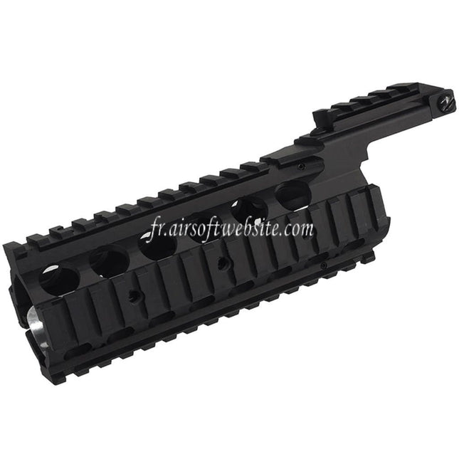 Airsoft Website 210mm Aluminum KAC Style RAS II Rail de Garde-Main Convient pour M4 M16 Série AEG Fusils Noir