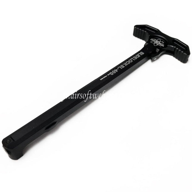 PTS Mega Arms AR-15 Arrêtoir de Glissière Chargement Poignée Convient pour Systema PTW / G&P KSC KWA VFC GBB Fusil Airsoft Noir