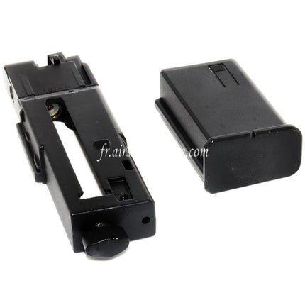Airsoft Website 16 Billes Co2 Chargeur Convient pour WELL G196 M712 Mauser Série GBB Pistolet Noir