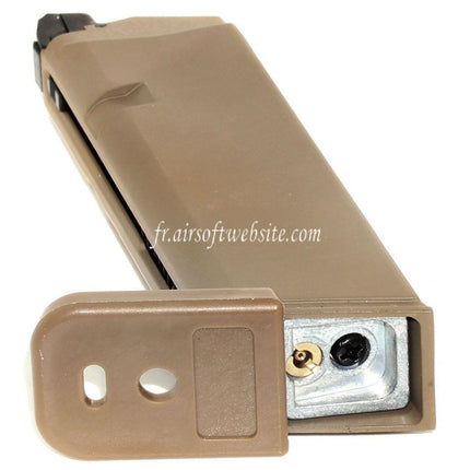 Airsoft Website 24 Billes Gaz Chargeur Convient pour G17 G18C G34 G35 G-Série GBB Pistolet