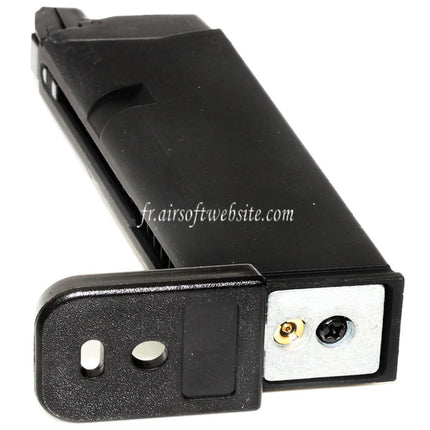 Airsoft Website 20 Billes Gaz Chargeur Convient pour G19 G23 G26 Série GBB Pistolet
