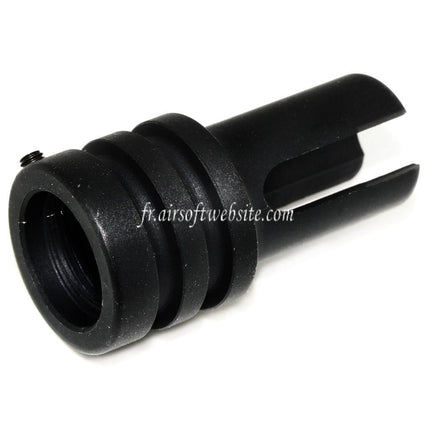 Airsoft Website 44mm AR15 601 Style Frein de Bouche Convient pour -14mm CCW sens antihoraire Canon Fusil Noir