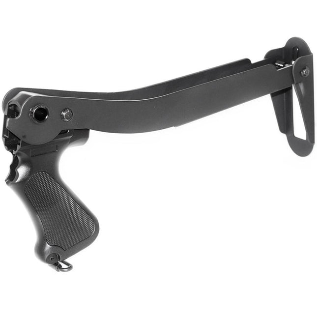 CYMA Métal Pliable Crosse avec Plastique Poignée Convient pour CYMA M870 Série Shotgun Airsoft Noir