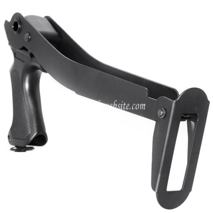 CYMA Métal Pliable Crosse avec Plastique Poignée Convient pour CYMA M870 Série Shotgun Airsoft Noir