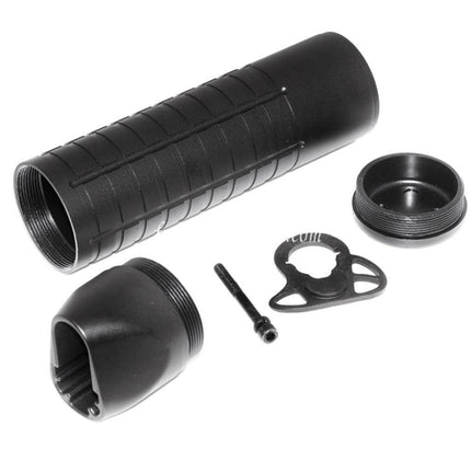 APS Mini Patriot Tube Crosse 218mm Convient pour ASR106 M4 M16 Série AEG Fusil Airsoft Noir