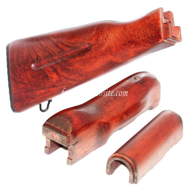 APS Garde-Main & Crosse Wood Kit Convient pour APS Matrix D-Boys CYMA Golden Eagle JG Tokyo Marui AK74 Série AEG Fusil Airsoft