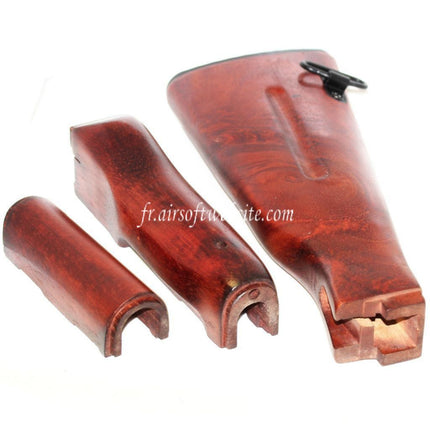 APS Garde-Main & Crosse Wood Kit Convient pour APS Matrix D-Boys CYMA Golden Eagle JG Tokyo Marui AK74 Série AEG Fusil Airsoft