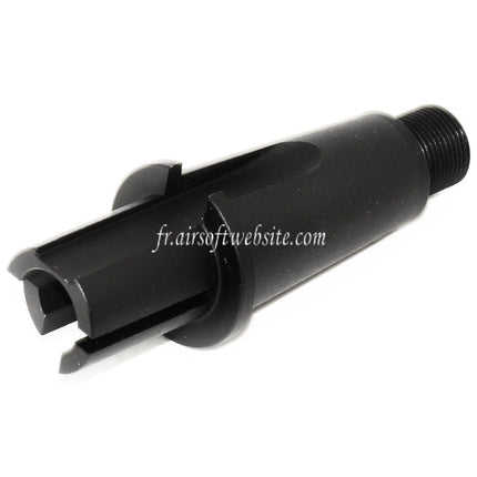 Airsoft Website 2.75/3.35 Pouces 71mm/85mm Aluminium Court Canon Extérieur Conjunction Tube -14mm CCW sens antihoraire AEG Fusil