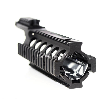 Airsoft Website 210mm CNC Aluminum RAS Keymod Rail de Garde-Main Convient pour Tokyo Marui WA M4 M16 Série Fusil Noir