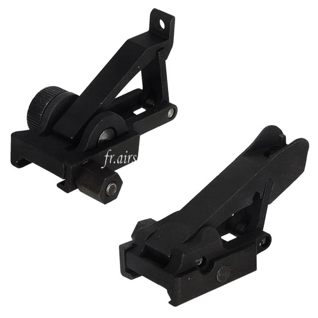 Airsoft Website Métal Mangone Rabattable Guidon Hausse Convient pour 20mm Picatinny Rail Fusil