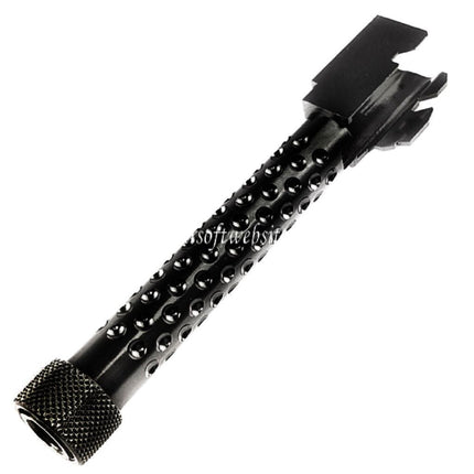 5KU CNC Aluminum Canon Extérieur Type 3 avec -14mm CCW sens antihoraire Couvre Convient pour Tokyo Marui G17 GBB Pistolet Airsoft