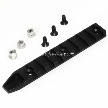 Airsoft Website 115mm 9-Slots Rail Panel Convient pour URX RAS Garde-Main System Noir