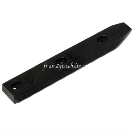 Airsoft Website 115mm 9-Slots Rail Panel Convient pour URX RAS Garde-Main System Noir