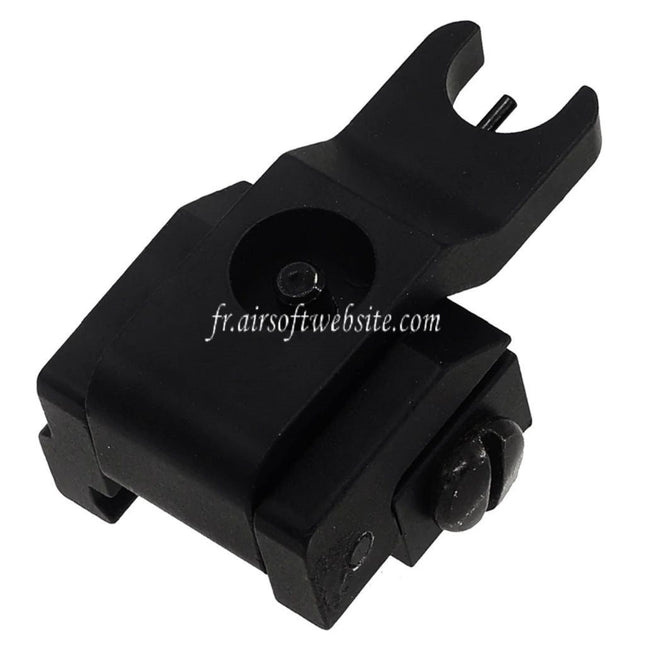 Airsoft Website Métal Alliage SR15 Rabattable Guidon Convient pour 20mm Picatinny Rail Fusil