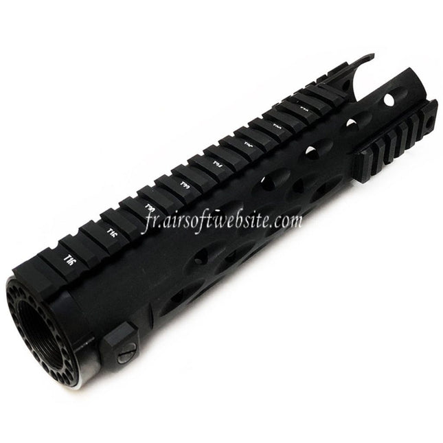 5KU 236mm TJ Competition Série Rail de Garde-Main (Carbine CUTOUT) Convient pour Tokyo Marui M4 M16 AEG Fusil Airsoft Noir