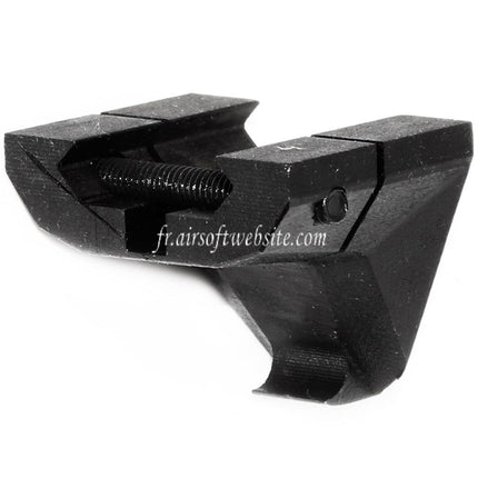 5KU Métal Strike Butee de Main avec Rear Hook Convient pour Any 20mm Picatinny Rail Noir