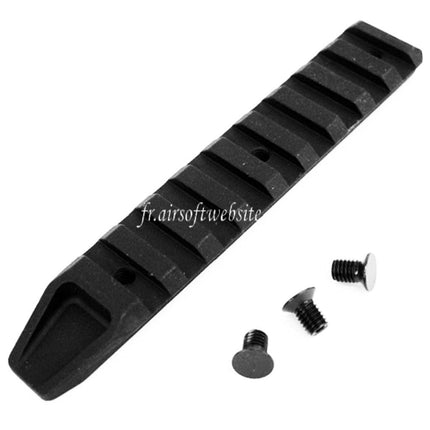 5KU 9 Slots Rail Panel Convient pour URX RAS Garde-Main System Noir