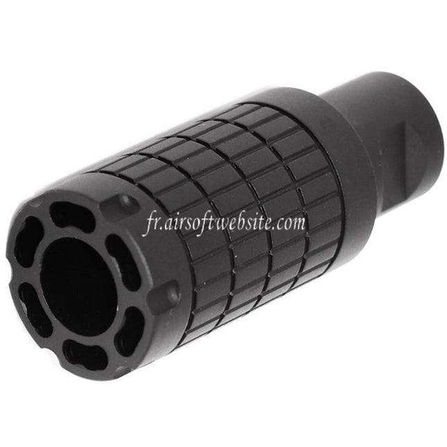 5KU Linear Compensateur Frein de Bouche GEN-II Convient pour -14mm CCW sens antihoraire Canon Fusil Airsoft Noir