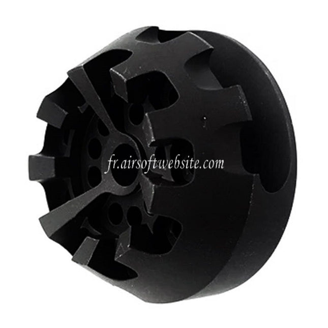 5KU Aluminum Cookie Cutter Comp Frein de Bouche Type-2 Convient pour -14mm CCW sens antihoraire Canon Fusil Airsoft Noir