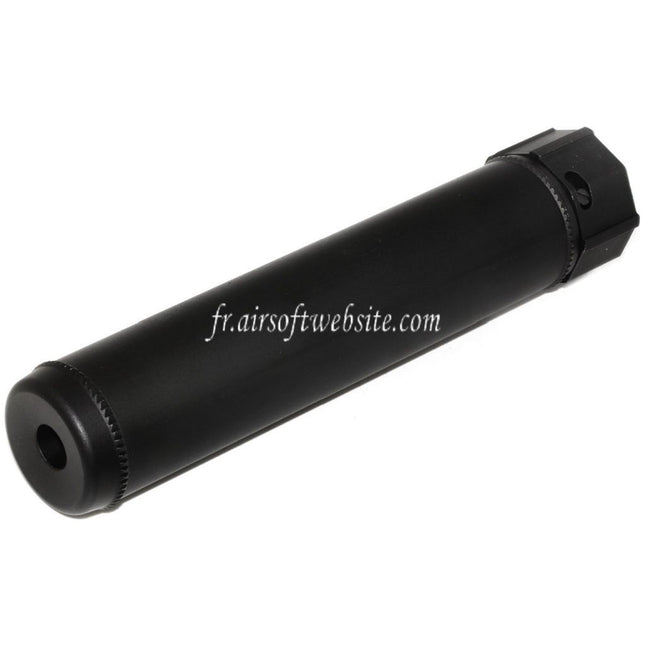 5KU 193mm SOCOM556 AR QD Silencieux A avec Frein de Bouche Convient pour -14mm CCW sens antihoraire Canon Fusil Airsoft Noir