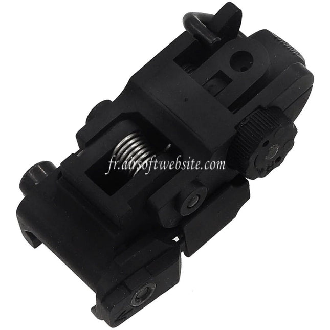 Airsoft Website Plastique M4SS Retourner Hausse Convient pour 20mm Picatinny Rail Fusil