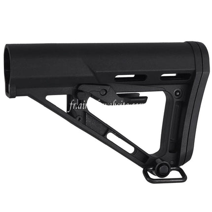 APS RS-3 Rétractable Crosse Convient pour M4 M16 Série AEG Fusils Airsoft Noir