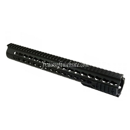 CYMA Aluminum URX4 14.5 Pouces 380mm Keymod Rail de Garde-Main Convient pour Tokyo Marui APS CYMA M4 M16 Série AEG Fusil Airsoft Noir