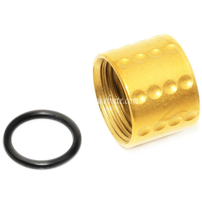 5KU Spots Knurled Canon Filetage Couvre-filet -14mm CCW sens antihoraire Convient pour Tokyo Marui G17 GBB Pistolet Airsoft