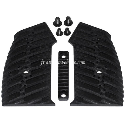 5KU Changeable Complète Modulaire Pistolet Poignée Set (Edge) Convient pour M4 M16 Série GBB Fusil Airsoft Noir