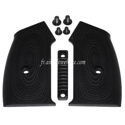 5KU Changeable Complète Modulaire Pistolet Poignée Set (Knurly) Convient pour M4 M16 Série GBB Fusil Airsoft Noir