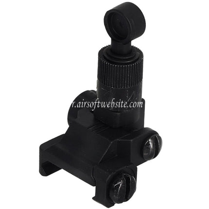 Airsoft Website Métal Alliage KAC Style Micro Hausse Convient pour 20mm Picatinny Rail Fusil