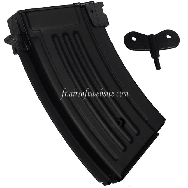 Airsoft Website 250 Billes AK Beta Hi-Cap Chargeur Convient pour AK Série AEG Fusil Noir