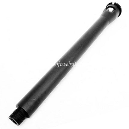 5KU 9 Pouces Aluminium CQB Canon Extérieur -14mm CCW sens antihoraire Convient pour WA M4 M16 Série GBB Fusil Airsoft Noir