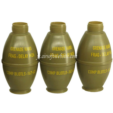 APS HAKKOTSU 3pièces Thunder B Co2 Grenade sonore Bouteille en forme de citron avec noyau