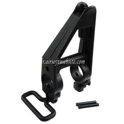 CYMA Métal Viseur avant triangulaire avec émerillon de sangle Convient pour M4 M16 Série AEG Fusils Airsoft