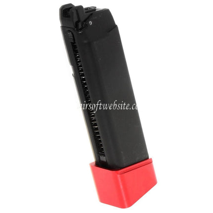 DOUBLE BELL 24 Billes Co2 Chargeur Convient pour G17 G18C G-Série GBB Pistolet Airsoft Noir/Rouge