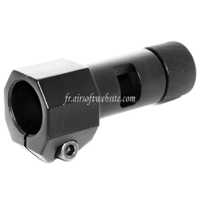 Airsoft Website 74mm Métal Frein de Bouche Cache-Flamme Convient pour WELL L96 MB Série Sniper Fusil