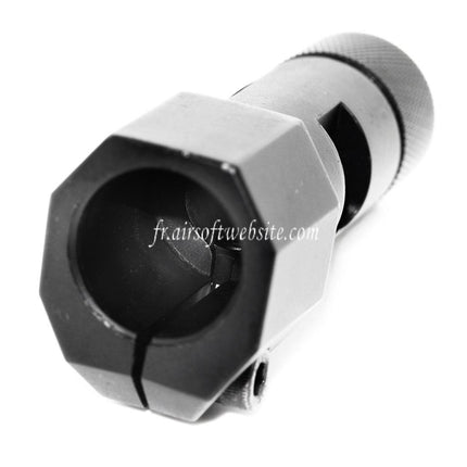Airsoft Website 74mm Métal Frein de Bouche Cache-Flamme Convient pour WELL L96 MB Série Sniper Fusil
