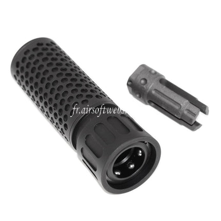5KU 125mm 5 Pouces KAC Style QDC/CQB Silencieux avec Frein de Bouche Convient pour -14mm CCW sens antihoraire Canon Fusil Airsoft