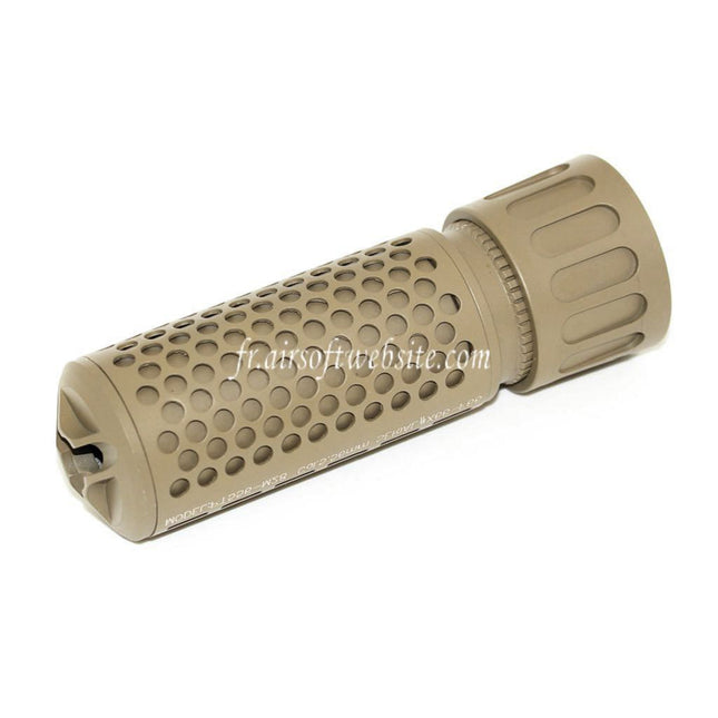 5KU 125mm 5 Pouces KAC Style QDC/CQB Silencieux avec Frein de Bouche Convient pour -14mm CCW sens antihoraire Canon Fusil Airsoft