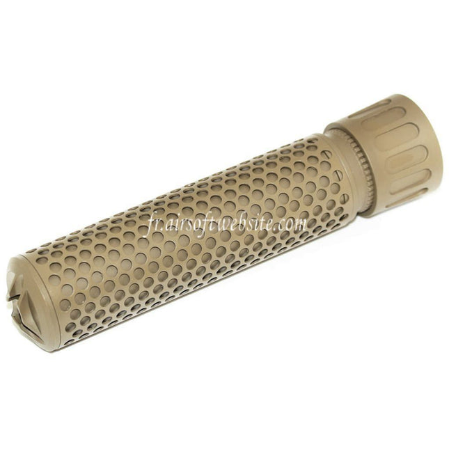 5KU 179mm 7 Pouces KAC Style QDC/CQB Silencieux avec Frein de Bouche Convient pour -14mm CCW sens antihoraire Canon Fusil Airsoft