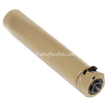 5KU 213mm SOCOM762 RC Silencieux avec Frein de Bouche Convient pour -14mm CCW sens antihoraire Canon Fusil Airsoft