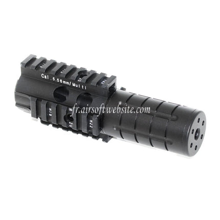 5KU Mini Patriot Avant Kit Rail de Garde-Main Convient pour WA M4 M16 Série GBB Fusil Airsoft Noir