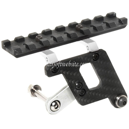 5KU Shooters Carbone Lunette Montage Rail Convient pour Tokyo Marui Hi-Capa Série GBB Pistolet Airsoft