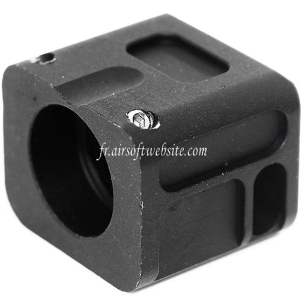 5KU SPARC-M Compensateur -14mm CCW sens antihoraire Convient pour Tokyo Marui G17 G18C GBB Pistolet Airsoft Noir
