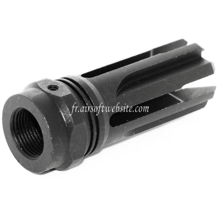 5KU 60mm VENOM Frein de Bouche Cache-Flamme Convient pour -14mm CCW sens antihoraire Canon Fusil Airsoft Noir