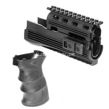 CYMA Haut Bas Rail de Garde-Main Pistolet Poignée Set Convient pour AK47 Série AEG Fusil Airsoft