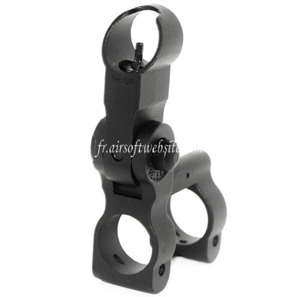 CYMA SPR Style MK12 MOD 0 Tactical Rabattable Guidon Convient pour M4 M16 Série AEG Fusil Airsoft Noir
